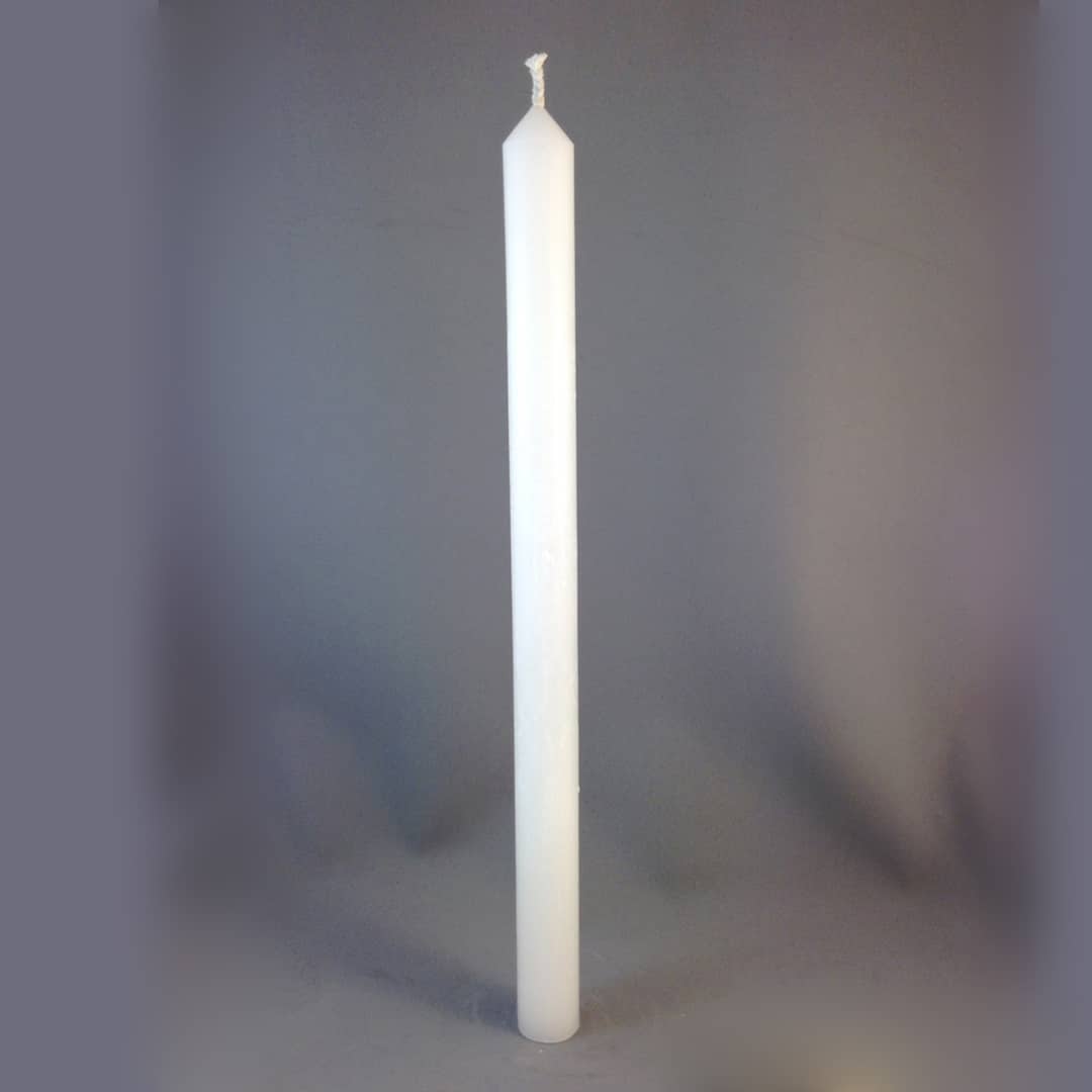 12 x 7/8 inch (300x22mm) candle Church Stores