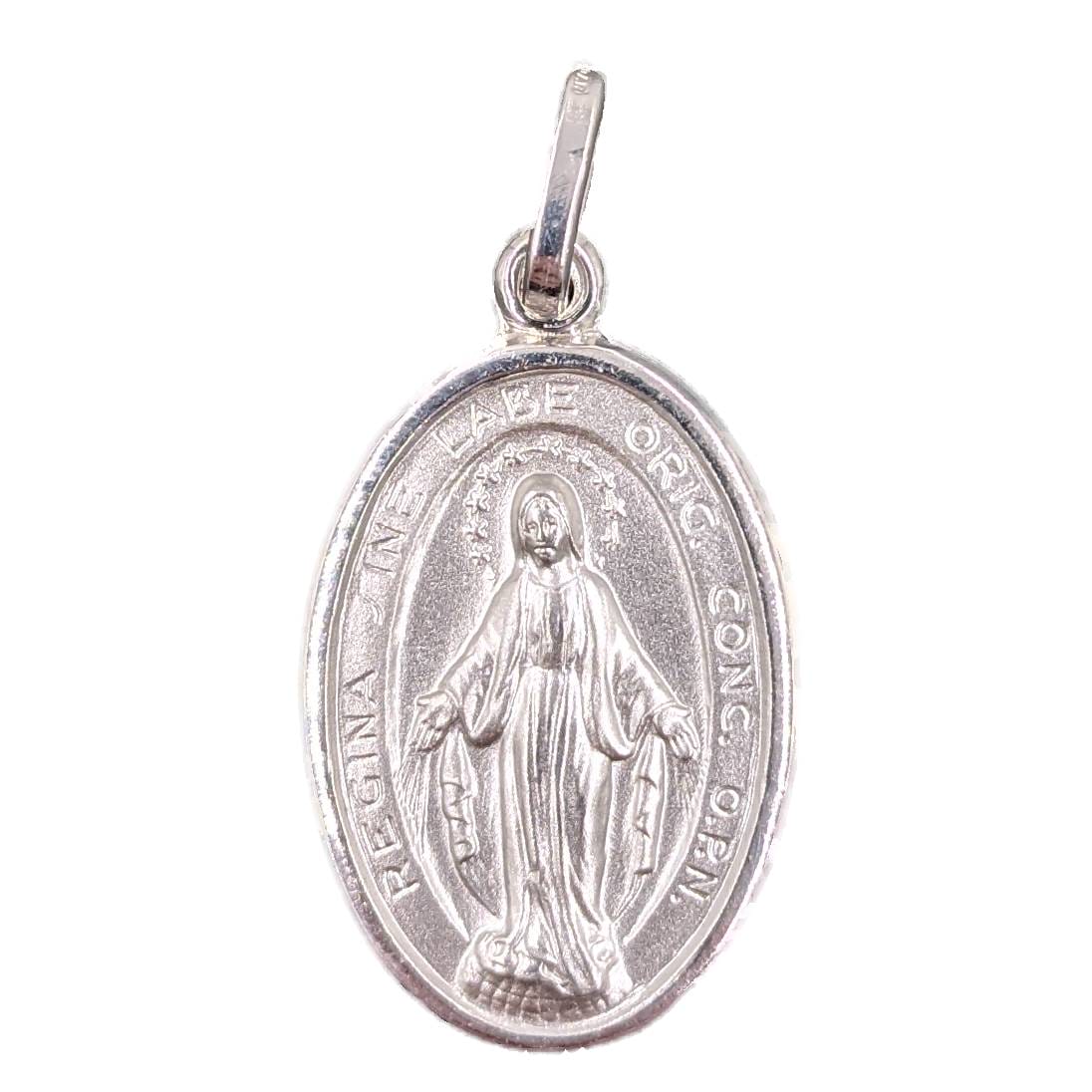 MIRACULOUS MEDAL OVAL S/S 20MM | Church Stores