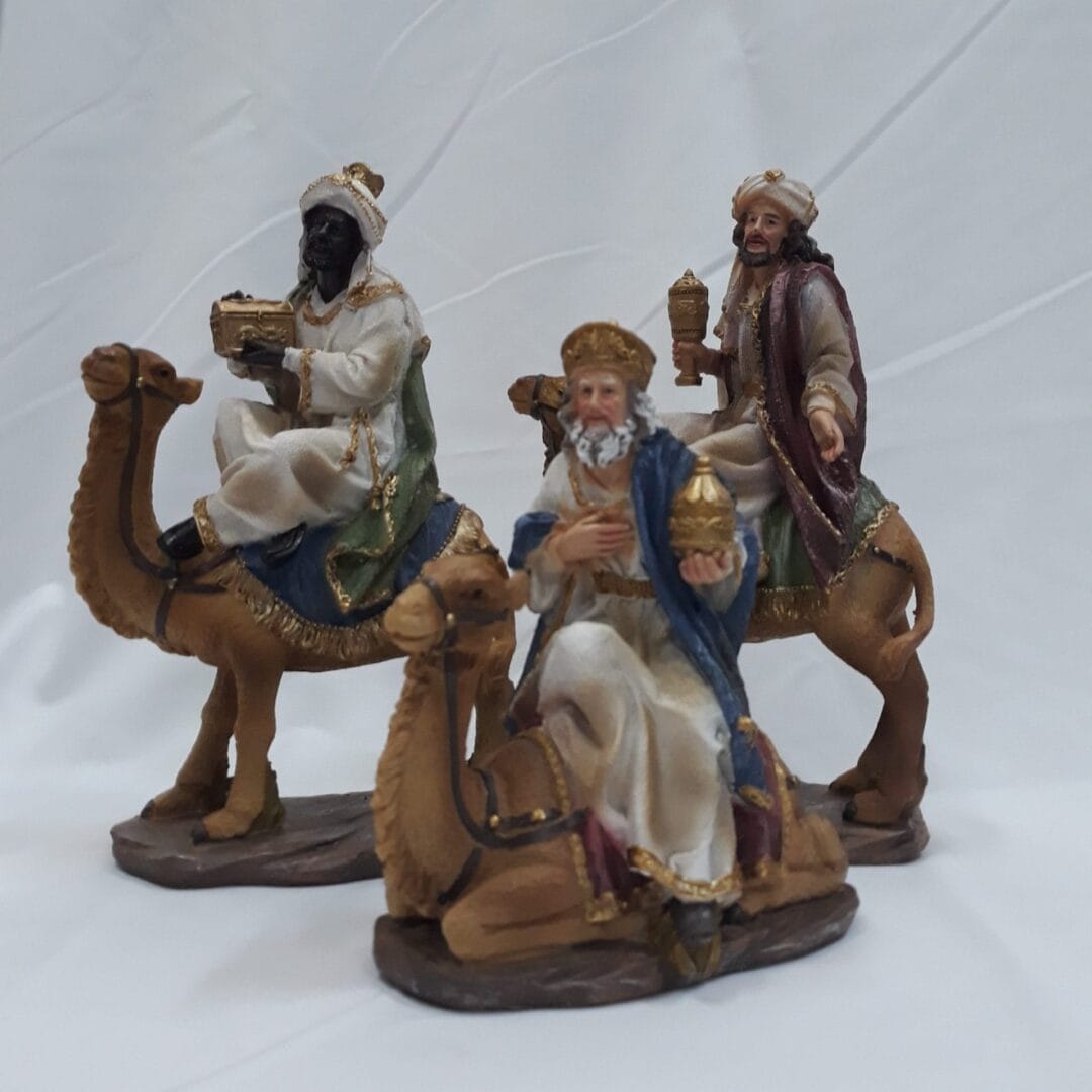 Nativity Set with Camels Resin Church Stores